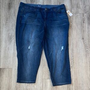 New Democracy Deep Blue Ankle Jeans size 24 absolution denim pants